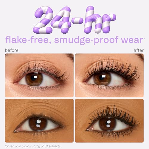 Image of tarte tartelette tubing mascara - Lash Extensions in a Tube, Easy-to-Remove Eye Makeup, Clinically Proven to Volumize & Curl, 24Hr Smudge-Proof Longwear, Vegan & Cruelty-Free
