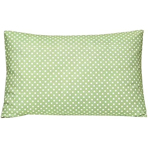 Set de fundas de almohada Nimsay Home (100% algodón, diseño de lunares, color verde) Cover
