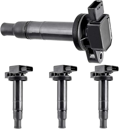 Miniatura 4 de cciyu Paquete de 4 bobinas de encendido para Toyota Echo xB/para Scion xA/para Prius/para Prius C/para Yaris 2000-2014 para UF316 5C1293