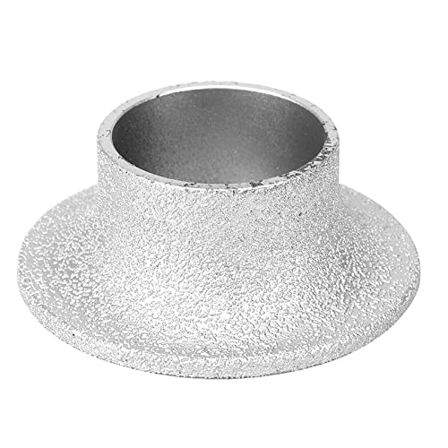 Cryfokt Muela Abrasiva de Diamante Soldada de 7,3 Cm, para Hormigón Cerámico de Granito de Mármol de Piedra con Amoladora Angular (Muela abrasiva francesa 2.5)