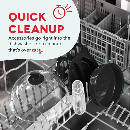 Dash Rapid Egg Cooker - Boiler, Poacher & Steamer - Includes Measuring & Recipe Guide - Dishwasher Safe - BPA Free - Holds 7 Eggs, Black - Image 7