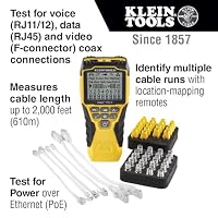Klein Tools VDV501-852 | Kabeltester mit Remote | VDV Scout Pro 3 Testkit | Ortet und testet Sprach-, Daten- und Videokabel | Profi Prüfgerät für Netzwerk- und Telefonleitungen – Ansicht 2