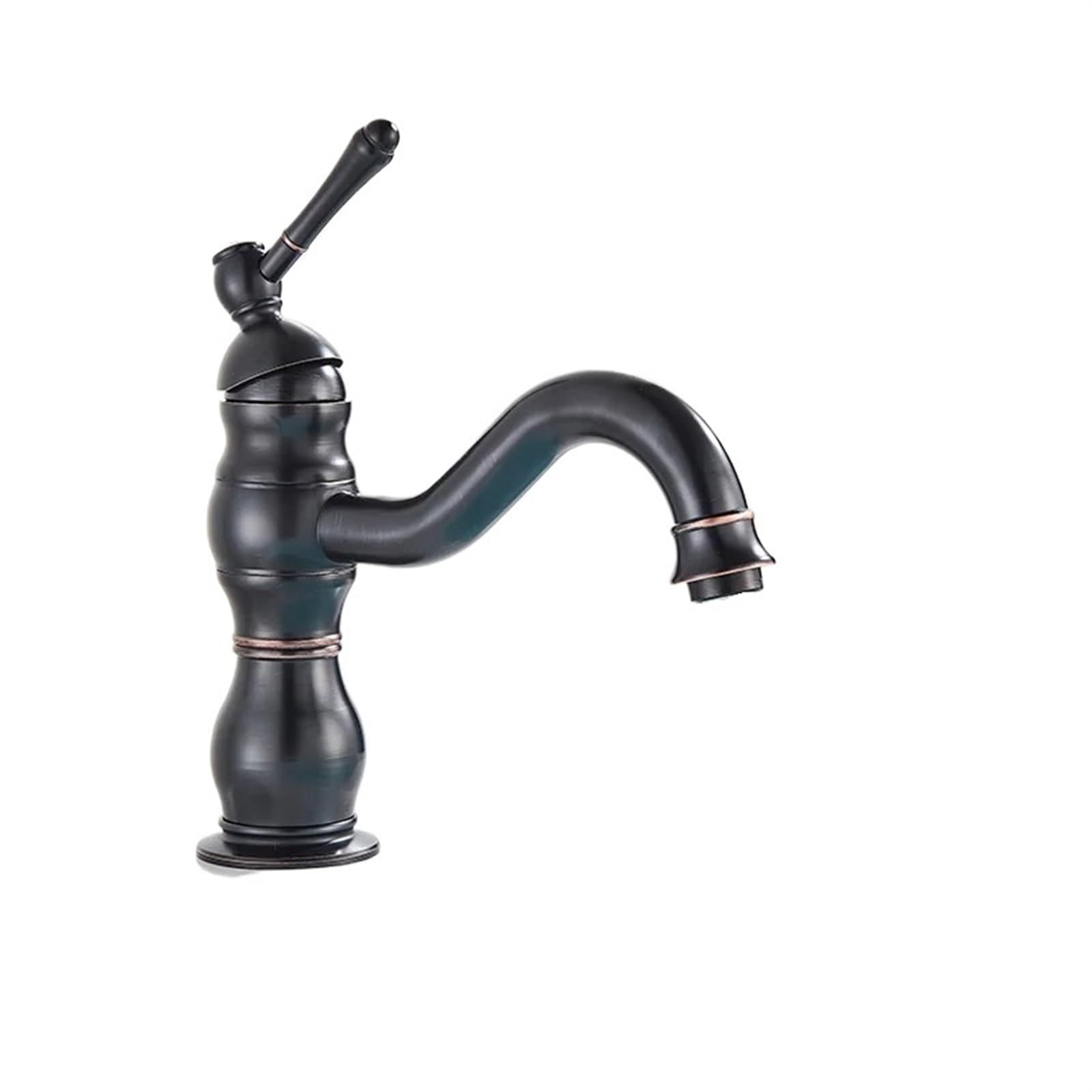 Robinet de lavabo de grue court en laiton contre les fuites et le calcaire