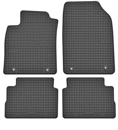 Alfombrillas de goma Opel Vectra C 2002-2008 negras edecor