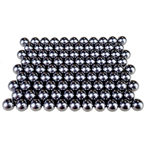 Lot de 100 billes en acier - 10 mm - Billes en métal - munitions essoreuses - Catapulte