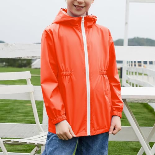 Kids Girl Boy Lightweight Jacket Windbreaker Outfits Rain Coats for Kid Waterproof Fall Winter Jackets 2025 Y2K2