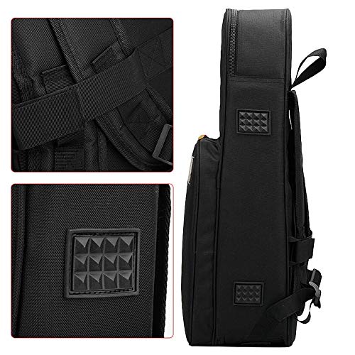 Sassofono Gig Bag Oxford tessuto sax contralto ispessito con doppia spalla e spazio extra per la musica caricata