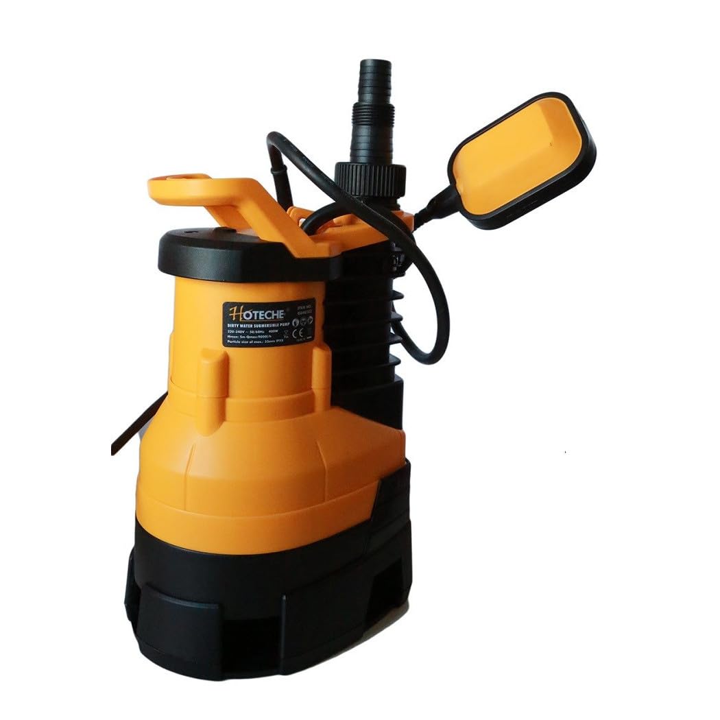 Trade Shop - POMPA SOMMERSA ELETTRICA PER ACQUE NERE E CHIARE 400 W WATT 9000 L/H -