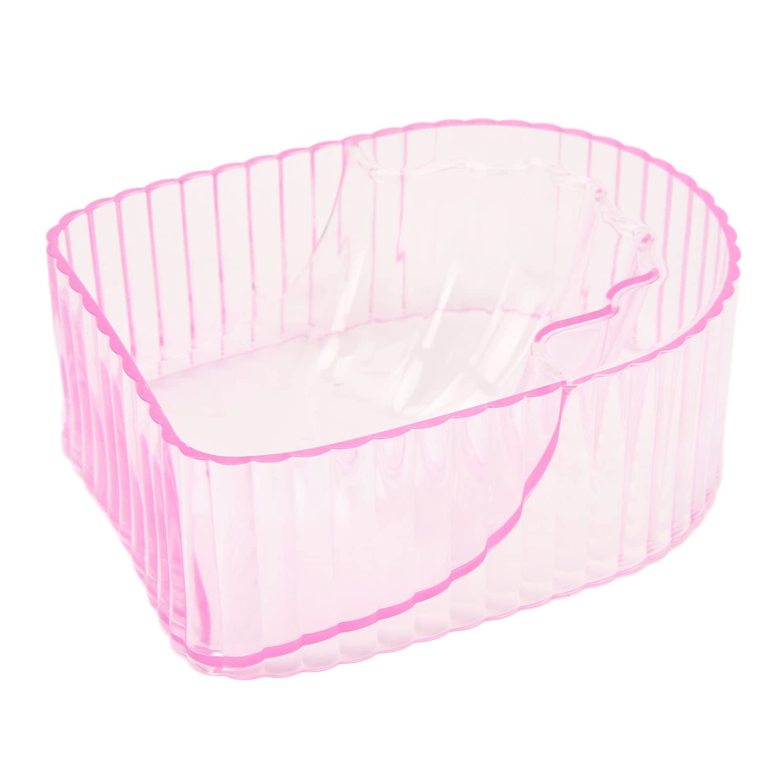 KENANLAN Hand Soaking Tray Acrylic Soft Dead Skin Clean Nail Manicure Soaker Tray for Beauty Salon (Transparent)-image-31
