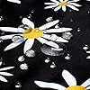 Plum Hill Daisy Half Waist Apron With 3 Pockets Waterproof 100% Polyester Cocktail Aprons for Waitresses Servers Bartenders Vendors #5