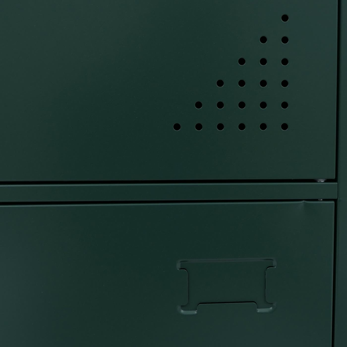 Mendler Szafka HWC-P63 90 x 38 x 45 cm stal - zielona