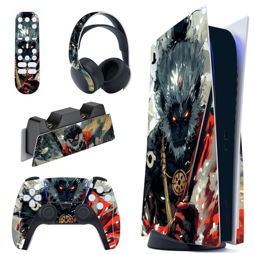Autocollants PS5 protection skin manette console standard station charge casque Wukong