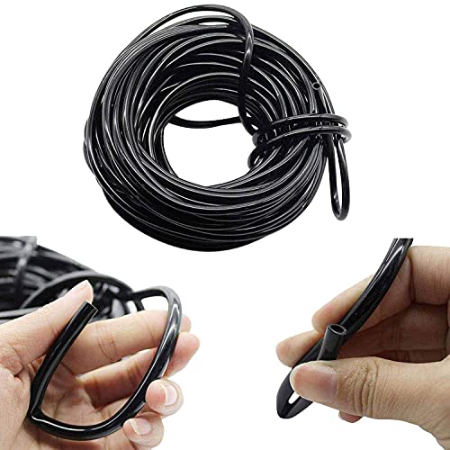 DIY Crafts 3 Meter, 8mm Pipe, Watering Tubing Hose 1/4 inch 8mm Pipe Garden Drip Pipe PVC Hose Irrigation System Watering Systems for Greenhouses Agriculture,Lawn, Pl (3 Meter, 8mm Pipe)