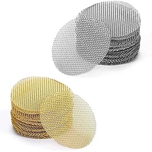 100pcs Pipe Screens, 3/4 Inch Pipe Filters, 50pcs Premium Stainless Steel Pipe Screens and 50pcs Brass Filters