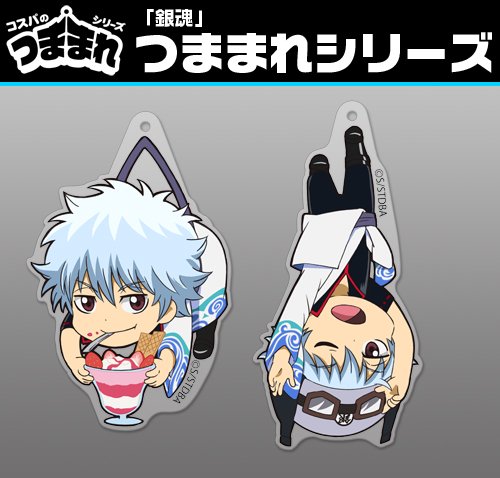 激レア　銀魂　銀さん　バイク　チャーム 銀さんとバイク アクリルマルチキーホルダー [銀魂