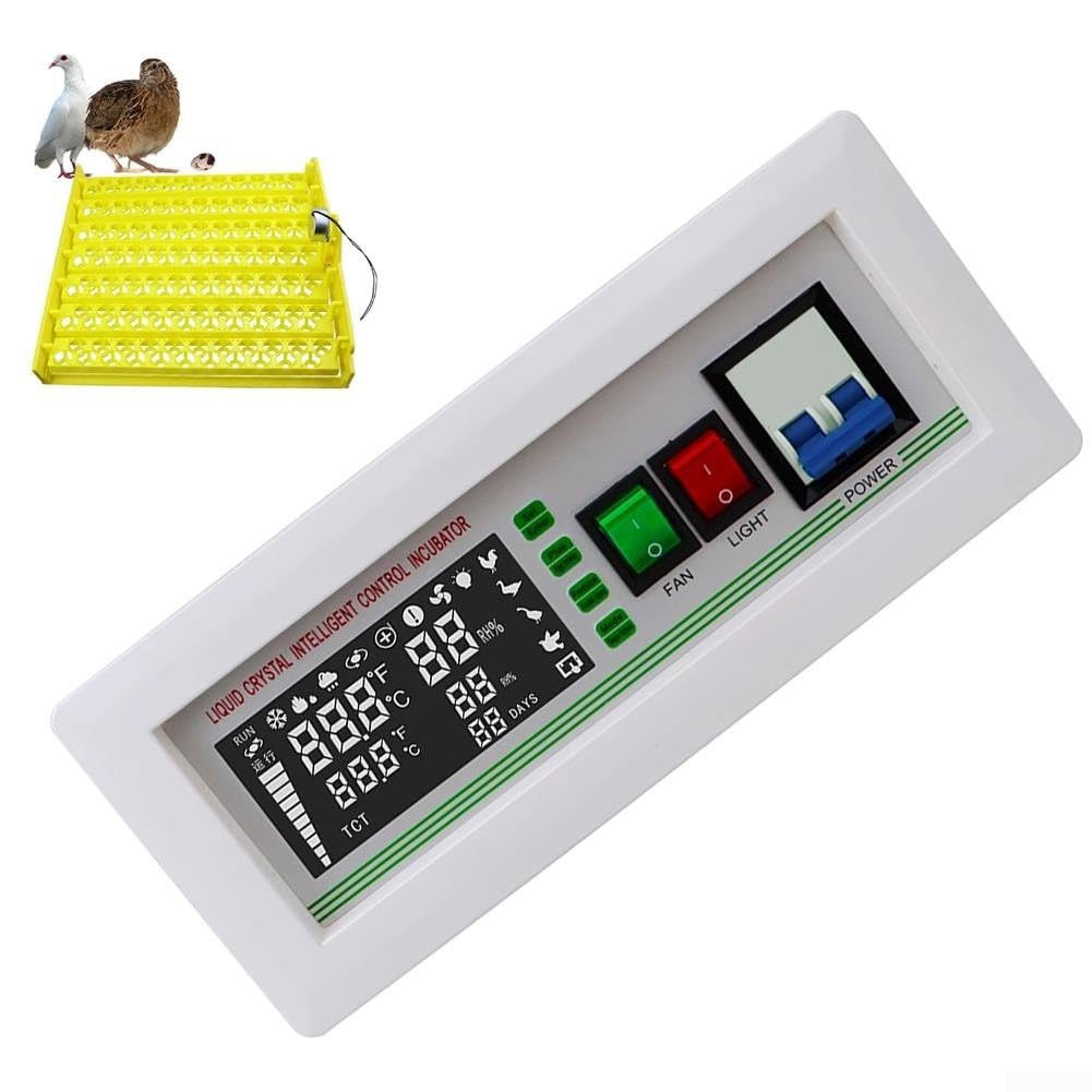 XM-18SD Incubadora Control Regulador de Temperatura Regulador de Humedad Pantalla LCD 8 para Relés para Reptiles Aves Incubadora