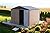 U-MAX 8' x 6' Metal Outdoor Storage Shed, Lockable Bike Shed,Garden Shed &Tool Shed for Backyard, Patio, Lawn,Brown