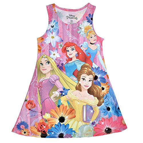 Disney Princess Girls' Sublimated Tank Dress M(7/8)