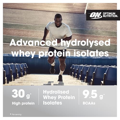 Optimum Nutrition Platinum Hydro Whey, Hydrolysed Whey Protein Isolate Powder with Essential Amino Acids, Glutamine and BCAA, Super Strawberry Flavour, 40 Servings, 1.6 kg - Image 4