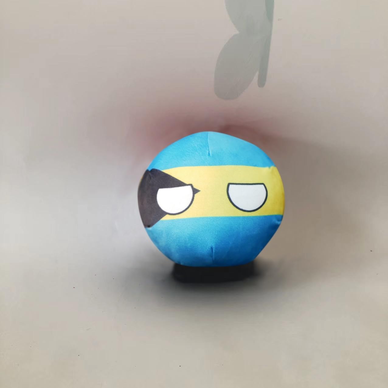 7.9in 3.9in Country Ball Plush Country Ball, Flags of France, Qatar, Croatia, Peru and Other Countries, Plush Toy Country Balls, Indoor Decoration, (Bahamas,7.8in)