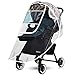 Ayada Protector Lluvia Universal Para Cochecitos Con Cremallera Impermeable, Material De Eva, 36.3 X 31.5 X 2.9 Cm