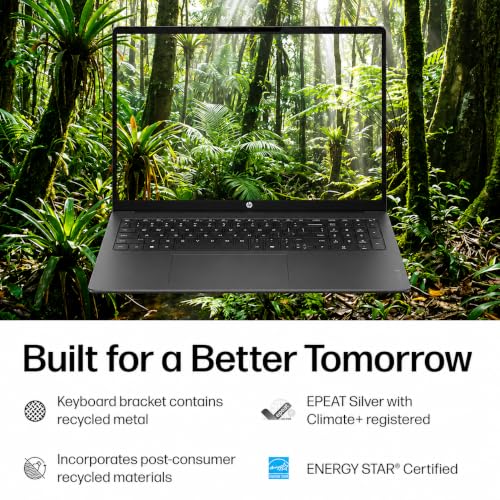 Image of HP OmniBook 3 17.3 inch FHD IPS Laptop, AMD Ryzen 3 30, 8GB LPDDR5 RAM, 512GB SSD, Backlit Keyboard, Wi-Fi 6, Bluetooth 5.4, Copilot Key, 1080p FHD Webcam, Windows 11 Home with Microsoft 365 for the Web