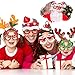 REYOK 6 Piezas de Diadema y Marco de Gafas de Navidad para...