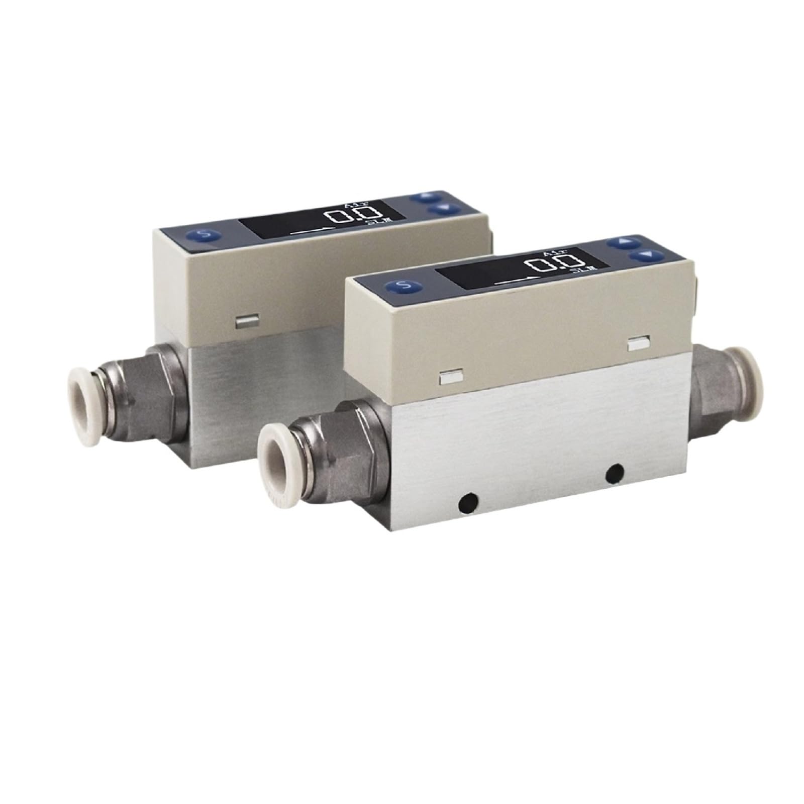 TC5200 Thermal Mass Gas Flow Meter RS485 4-20mA Output Digital Gas Mass Flow Sensor | TC5200-100mL-O2-ZF