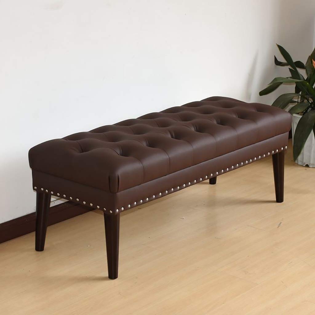 Tabouret de lit long et banc de canapé design pour entrée moderne
