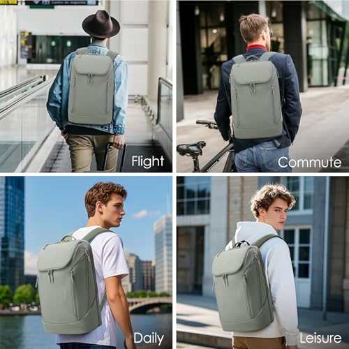 Image of BANGE Commute backpack can hold 15.6 inch laptop,Fight approved carry on backpack for men and woman