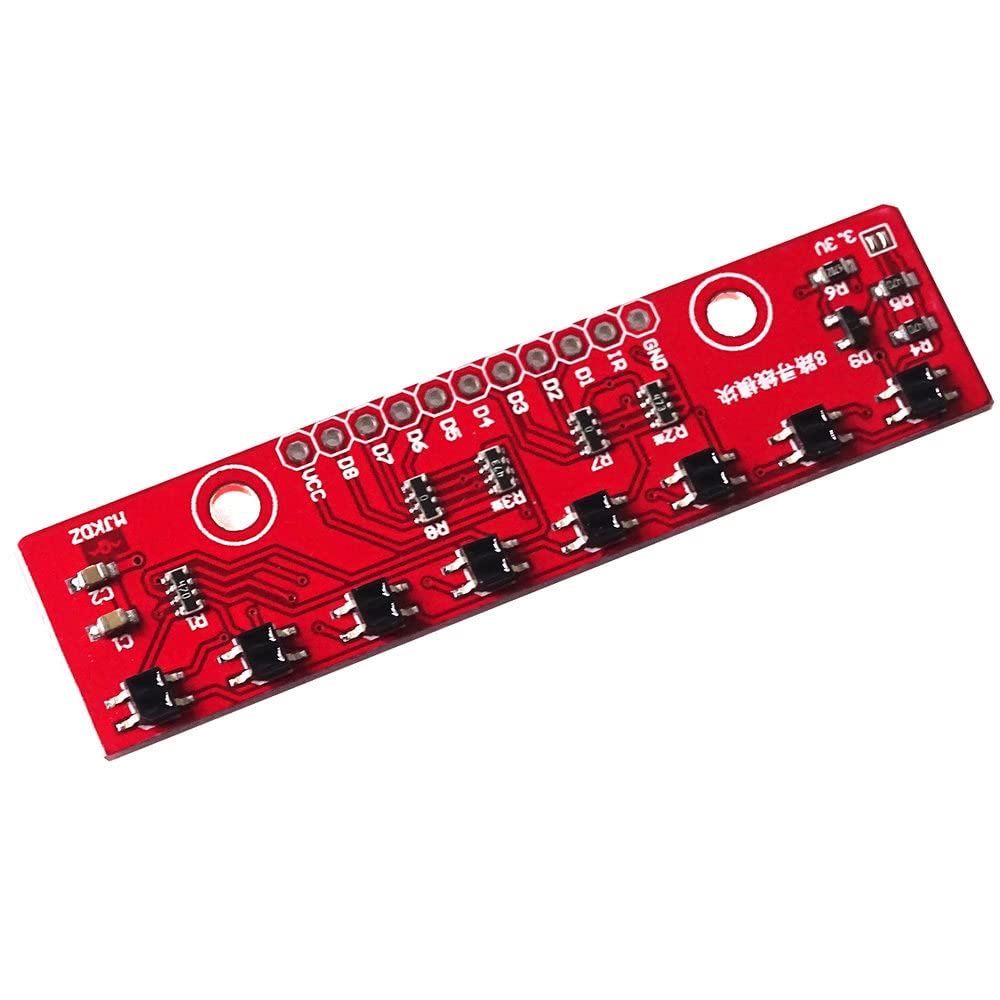 Tracking Module Infrared Detection Sensor Module DIY for Arduino 8-Channel Infrared Detector Hunt Module 8bit Sensor Module 8 CH