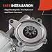 A-Premium Front Right Power Window Lift Motor Compatible with Ford Explorer & Mazda Navajo 1991-1994, Passenger Side, Replace# F1TZ7823394C