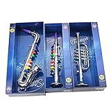 MUSISALY Juguetes Instrumentos Musicales para Trompeta y Saxofón de Educativos para Principiantes Sonido Claro y Diseño...