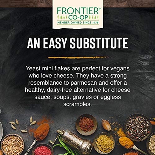 image for Frontier Co-op Nutritional Yeast Flakes, 1 lb Bulk Bag - Vegan, Non-Fo