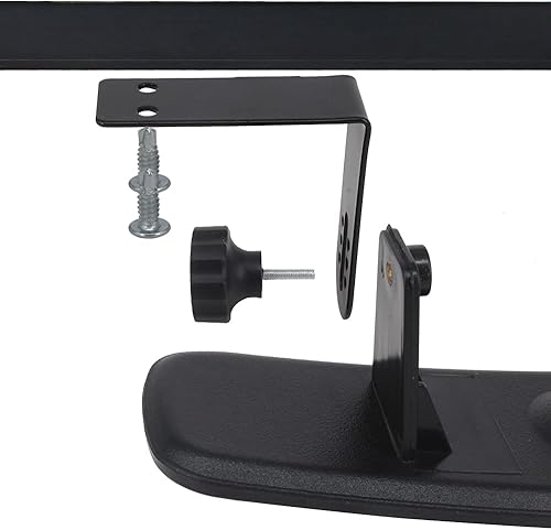 Miniatura 5 de Espejo retrovisor panorámico de 180 grados extra ancho de 16.5 pulgadas, apto para carrito de golf, EZGO Club Car Yamaha (espejos de carrito de golf)