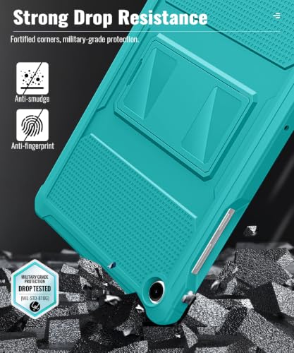 Image of MoKo Shockproof Case Fit Samsung Galaxy Tab A11+ Plus / A9+ 11 Inch | with Screen Protector, Heavy Duty Shockproof Protective Case, Bondi Blue