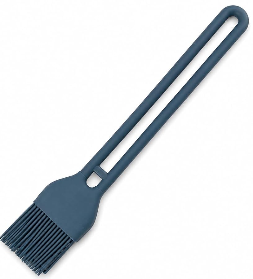 Silicone Oil Brush Full Silicone Oil Brush Heat Resistant 250 Degree Sauce Marinade Brush for Cooking, Grilling, Baking, Pastry 27.5 x 5 cm