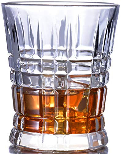 Whiskey Glass SET OF 2 - Old Fashioned Glass set Tasting Tumblers