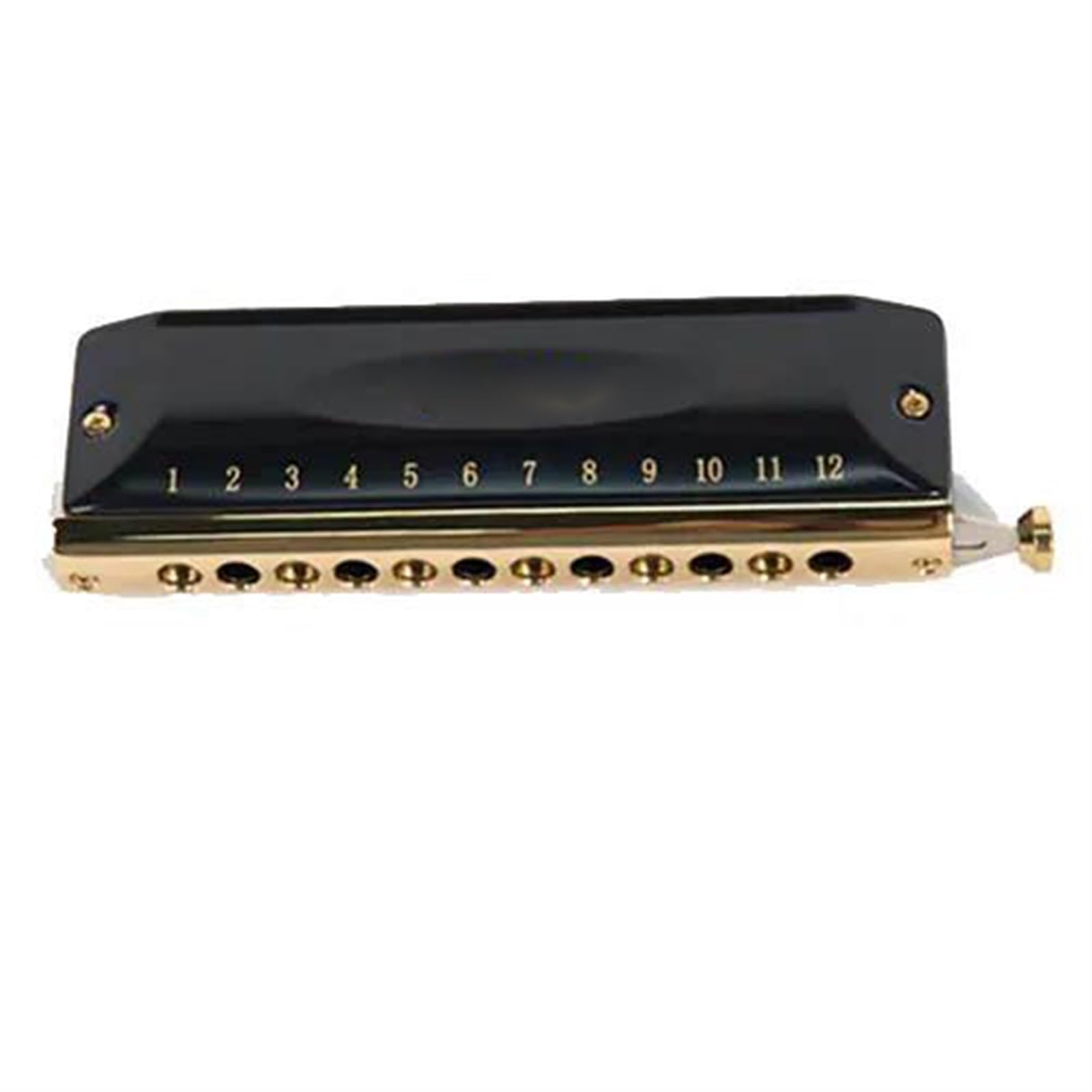 Armonica Cromatica 12 E 16 Fori Organetto A Bocca Chiave C Ance In Bronzo Fosforoso Strumenti Musicali Professionali armonica a bocca professionale (Color : 12)