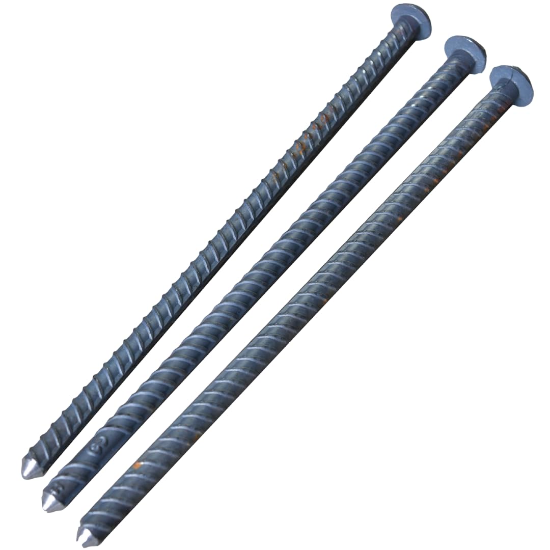 Eagle 3-Piece Speed Bump Anchor Kit, Heavy-Duty Steel Replacement Spikes (1/2" x 14") for Eagle Parking Stop models 1790Y, 1790B, 1790BLK, 1970G, Made