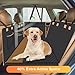 YPDOPORA Dog Car Seat Cover with Hard Bottom, Dog Car Seat Cover for Back Seat, Car Back Seat Extender for Dogs, Dog Hammock for Car SUV Truck
