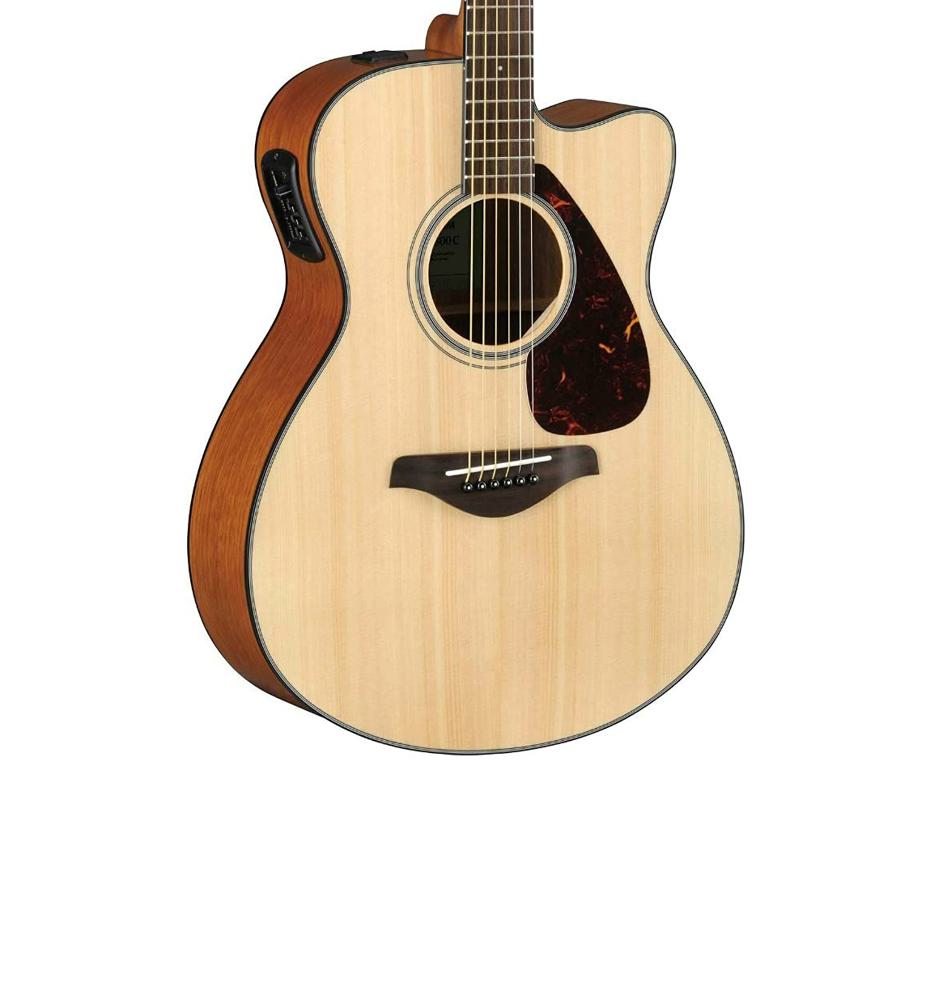 Amazon.com: Yamaha FSX800C Small Body Solid Top Cutaway Acoustic