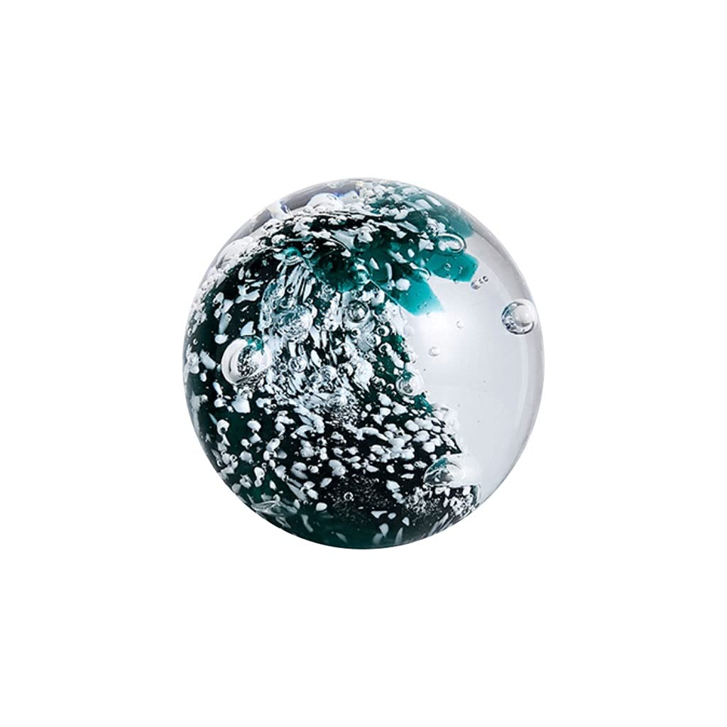 Kryształowa kula nowoczesna kreatywna fala oceaniczna kryształowa bombka ozdoby winiarska szafka do salonu szafka TV biuro dom dekoracja pulpitu Lensball fotografia