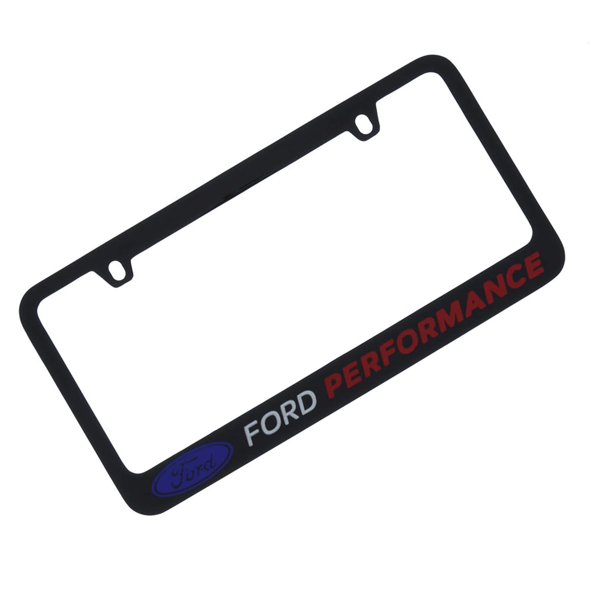 Elite Automotive Products, Inc. Engraved License Plate Frame for Ford Performance (Black)