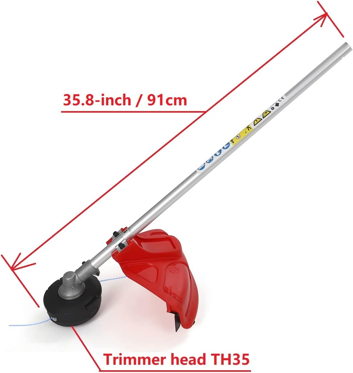 Kerlista Power brushcutter/String Trimmer Attachment Compatible with Husqvrana's modle 330LK 330iKL String Trimmer Couple Shaft Power Head 53753501 300TA