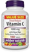 Webber Naturals Vitamin C, Timed Release Tablet, 1,000 mg, 150 Count