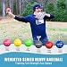 SunNordic 6/9 Pack Plyometric Weighted Baseball Set (3.5-16/35/53/70 oz) - Variable Weight Plyo Baseballs for Improved Power & Pitching Training - for All Skill Levels