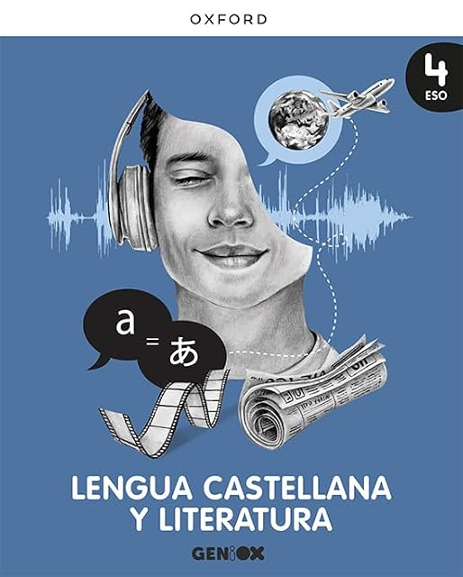 Portada de Geniox Lengua y Literatura 4º ESO Libro del Alumno