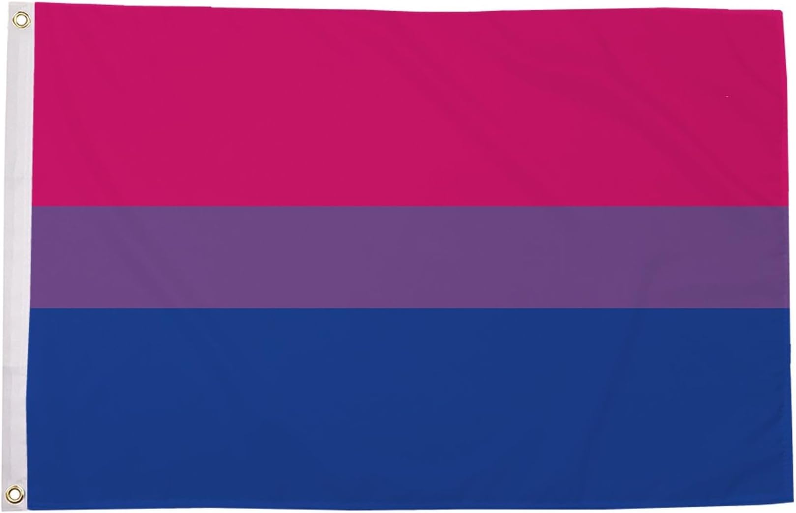 Bi Pride Flag 5ft x 3ft Bisexual LGBTQ Pride Flag Pink Purple Blue Stripes Premium Quality Polyester Double Stitched Brass Grommets 150cm x 90cm Indoor Outdoor Banner Display