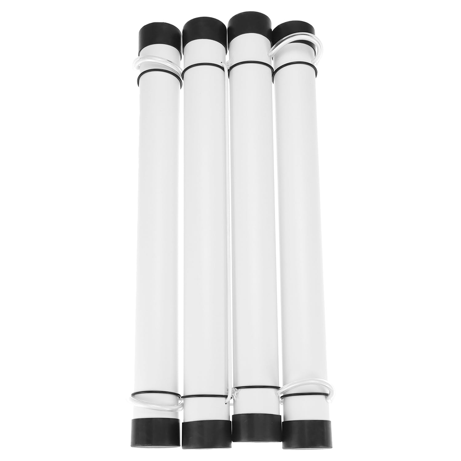 QWORK PVC Scuba Diving Dive Cylinder Tank Rack Holder with 3 Tubes (20-Inch Length, 2-Inch Diameter) - Prevents Tanks from Rolling in Car